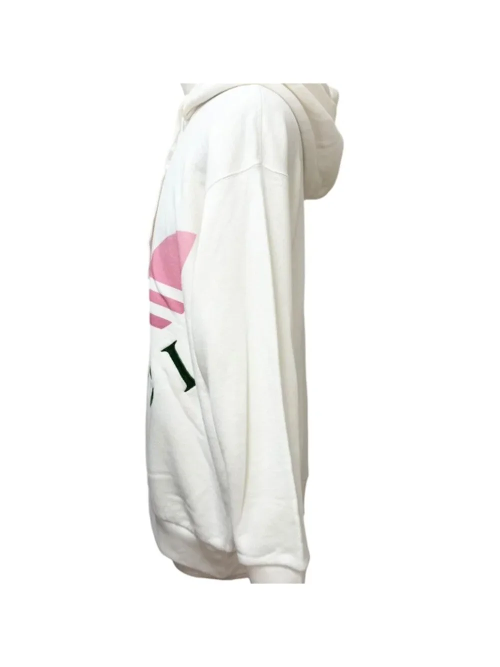 Gucci Adidas Trefoil Arch Logo Pullover Hoodie Ivory